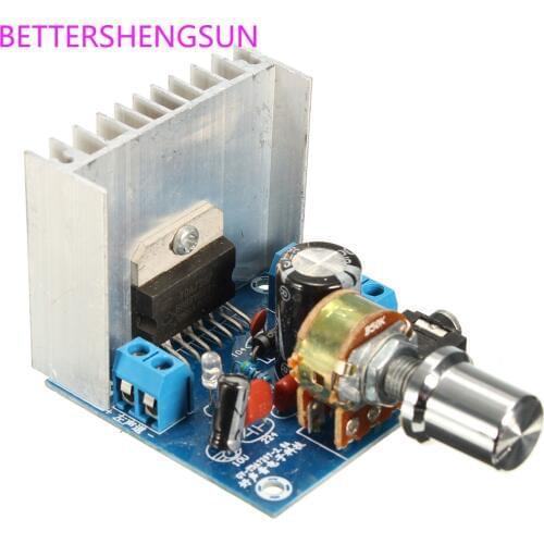 Fever TDA7297 Dual Channel Amplifier Board Noise-free AC/DC 12V Motorcycle Amplifier Board