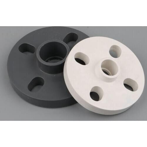 PVC 20 25 32 40 50mm Flange Pipe Connector 1/2" 3/4" 1'' 1-1/4'' Hose Adapter Hardware Fittings Tube Parts Slip Socket Flanges