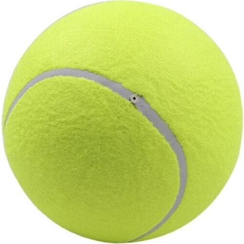 Pet Bite Toy 24CM Giant Tennis Ball for Dogs Chew Toy Inflatable Tennis Ball Signature Pet Toy Ball Supplies