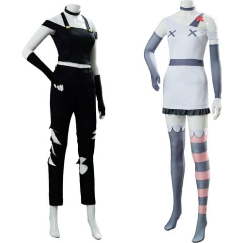 Hazbin Cosplay Hotel Uniform VAGGIE Cosplay Costume Suit Halloween Carnival Women Female Uniform