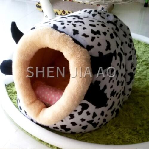 L-XL Cat Dog Sleeping Pet Nest Small Dog Kennel Cat Litter Detachable Washable Pet Sleeping Bed Warm Dog House Cat And Dog Sleep
