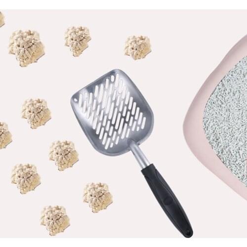 0.5cm Slats Cat Dog Metal Colander Litter Scoop Shovel Sand Waste Cleaning Pet Cleaning Accessories Supplies Cat Litter Tools