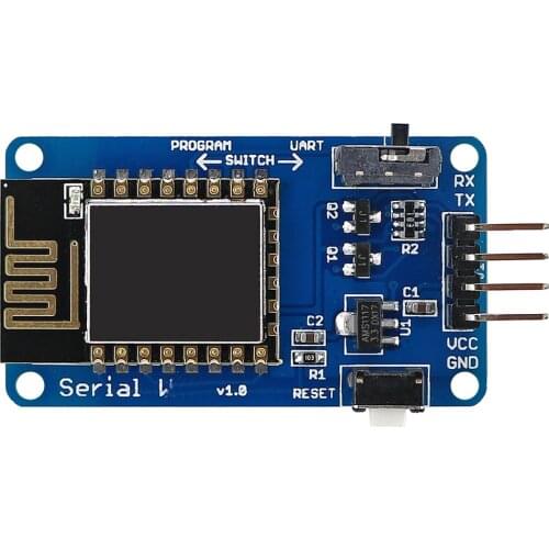 OPEN-SMART ESP8266 ESP12 ESP 12 12E Module Serial Wireless Transceiver Adapter Board for WiFi-compatible 3.3V / 5V for Arduino