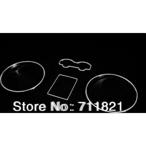 Car Styling Chrome Dashboard Gauge Ring Set For Volkswagen For VW Jetta / Bora MK4