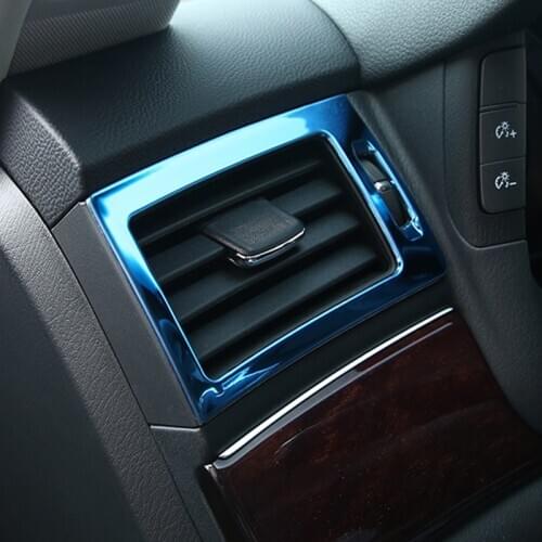 Front Dashboard Air Vents Sticker Conditioner Outlet Decorative Cover Trim Sticker Interior Accessories For Infiniti Q70 q70L