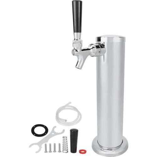 Beer growler Stainless Steel Beer Draft Tower with Single Faucet Dispenser Home Brewing Equipment keg brewing
