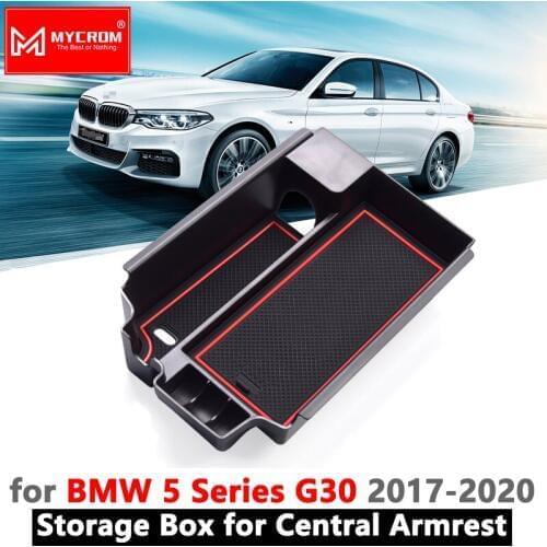 Armrest Box Storage for for BMW 5 Series G30 2017 2018 2019 520 530 540 520d 525d 540d G31 M5 M Power Car Organizer Accessories