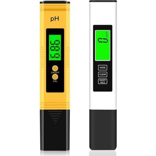 PH Meter TDS Meter PPM Meter Water Testing 0.01 High Accuracy Digital pH Tester 0-9999ppm Tds Meter pH Reader for Aquarium