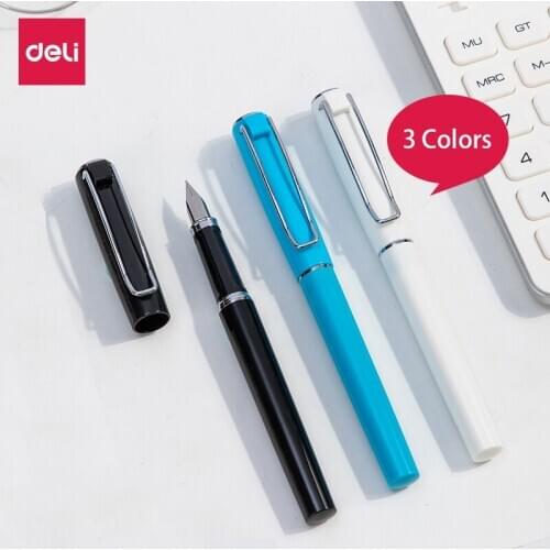 Deli School & Office Supplies Fountain Pens 0.3MM-0.45MM EF Fountain Pen Business Signature Writing Ink Pen Writing Supplies