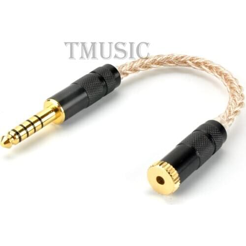 4.4mm To 2.5mm Balanced Cable Adapter OCC SONY Player 4.4mm Male To 2.5mm Female Balanced Audio Cable