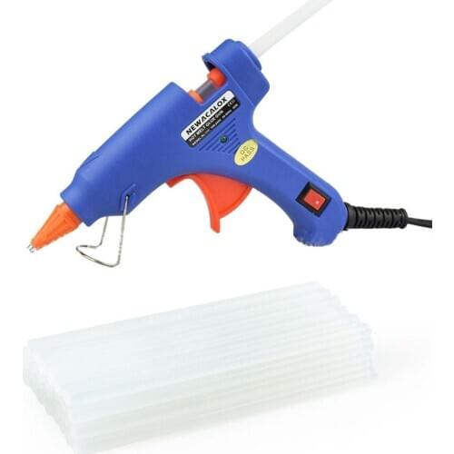 High Temp Heater Melt Hot Glue Gun 20W Repair Tool Heat Mini Gun EU US Use 7mm Glue Sticks Optional Base By PROSTORMER