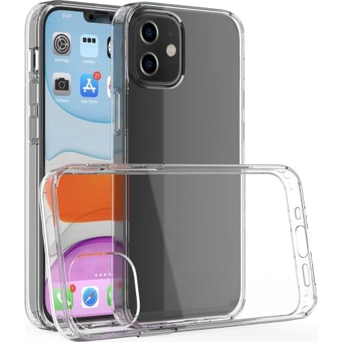 Ultra Thin Clear Case For iPhone 11 12 Pro Max XS Max XR X 8 8Plus Soft TPU Silicone For iPhone Back Cover Phone Case
