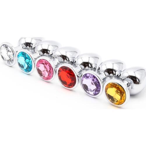 Adult Sex Toys For Man Woman BDSM Games Diamond Anal Plug Butt Plug Flirting Stimulator Female Male Prostate Massager