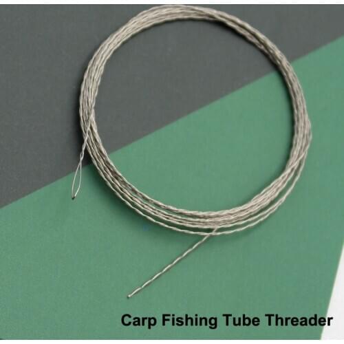 1PCS Carp fishing Accessories Tube Threader for Carp Helicopter Rig Tube Anti Tangle Sleeve Carp Coarse Fishing Tackle
