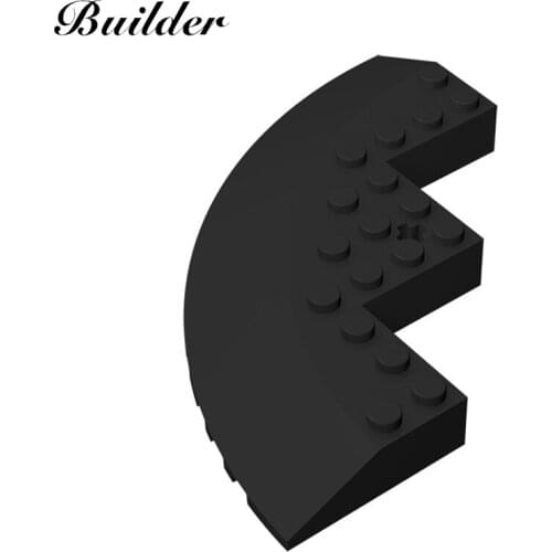 Building Blocks 58846 1pcs Technological 10x10 Bevel Round Corner Brick Parts MOC Creativity Educational Toy for Children