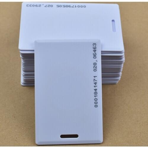 1000pcs/lot 125KHz rfid tag EM ID TK4100/EM4100 Thick Card Access Control System card RFID Card
