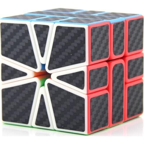 3x3x3 Moyu Cubing Classroom MFSQ1 Magic Speed Cube Puzzle Twist Cube Fancy Cubic Brain Teaser Toy Irregular Carbon Fibre Smooth