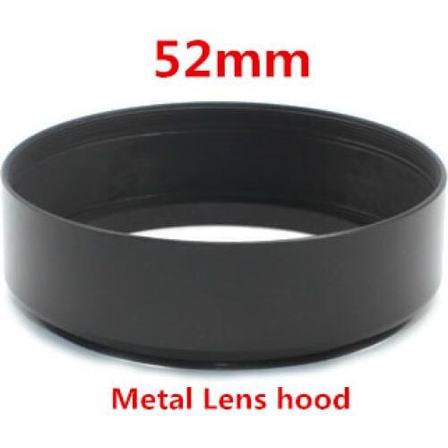 52mm Metal LENS HOOD for canon nikon Sony Pentax Fujifilm Olympus Leica 52mm lens