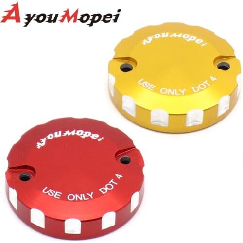 Motorcycle Accessories Rear Brake Master Cylinder Fluid Reservoir Cover CAP For Ducati X Diavel XDIAVEL 2016-2018 New cnc red