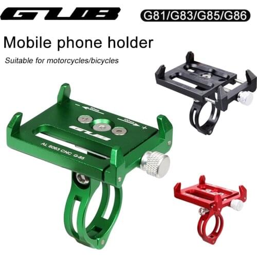 GUB Bicycle Motorcycle Phone Mount, Aluminum Alloy Bike Phone Holder with 360° Rotation for iPhone , Samsung S20 GPS Mount