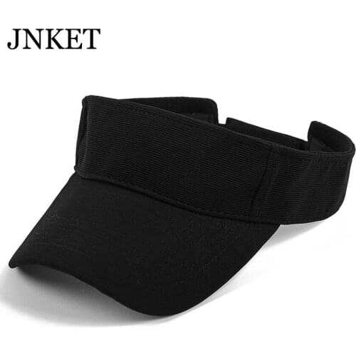 JNKET New Unisex Empty Top Hat Visors Cap Summer Hat Beach Sunhat Outdoor Travel Sunbonnet Sunscreen Hats Adjustable Cap
