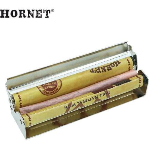 HORNET DANGER 110MM Cigarette Rolling Machine KingSize Metal Cigarette Maker Hand Roller Papers