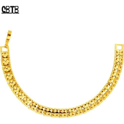 Muslim Fashion Women Bracelets Islamic Girls New Lucky Bracelets Golden Charm Luxury Jewelry Banquet Party Accessories