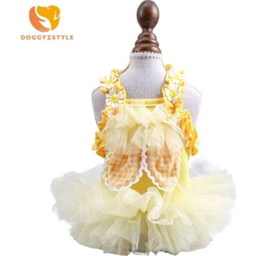 New Pet Skirt Cat and Dog Costume Rabbit Gauze Skirt Fluffy Princess Skirt