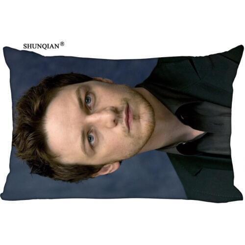 New Custom James McAvoy Pillowcase Zippered Rectangle Pillow Cover Cases Size 45X35cm,40x60cm,45X75cm,50X75cm(Two sides)