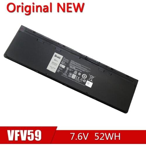 VFV59 New Original Laptop Battery For DELL Latitude E7240 E7250 WD52H GVD76 7.6V 52WH