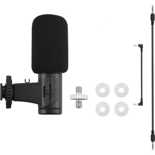 NEW-Wired Microphone Recording Camera Microphone Mini Windproof for DJI Pocket 2 Gimbal Camera Accessories