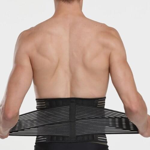 Waist Support Belt Back Waist Trainer Trimmer Belt Gym Waist Protector Weight Lifting Sports Body Shaper Corset Faja Sweat