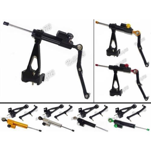 Motorcycle CNC Steering Stabilizer Damper Mounting Bracket Kit Full Set For Yamaha MT-09 FZ-09 MT09 2013 2014 2015 2016