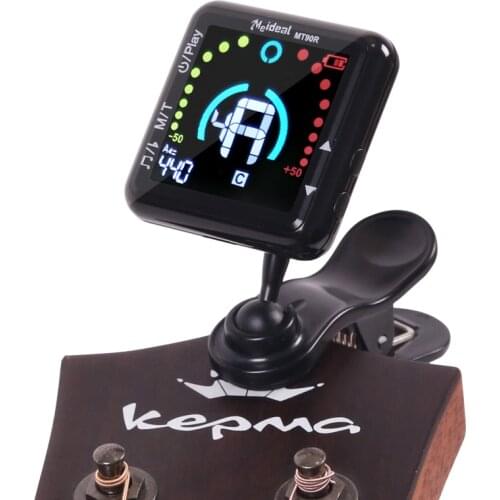 Mt90R Guitar Tuner Metronome 2 In 1 Multi Function Tuner Universal Rotation Piano Metronome Musical Instrument Parts