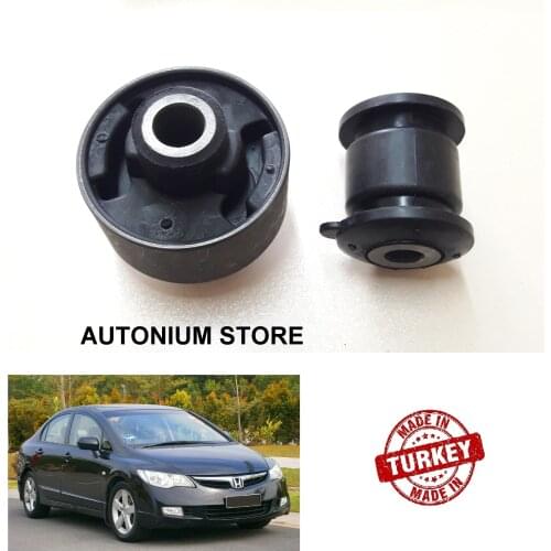 1 Pair 2 Pieces Front Lower Control Arm Bushing for Honda Civic 2006-2011 / Best Quality