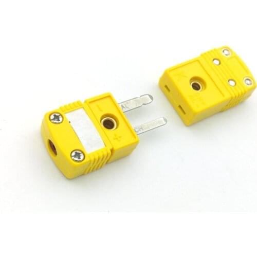 10set K Type Male+Female mini Connectors Thermocouple Sensors adapter