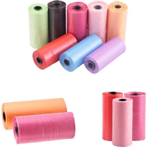 10 Rolls/Pack 200pcs Portable Baby Diaper Waste Bag Baby Strollers Disposable Garbage Bags Pet Dog Outdoor Waste Poop Pick Up Ba