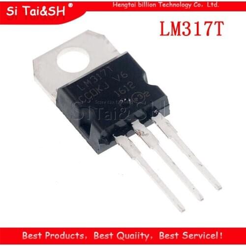 10pcs/lot LM317T LM317 TO-220 1.2V-37V 1.5A Original IC chip Chipset