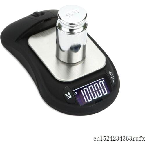 20 Pcs Digital Mouse Scale LCD Display Jewelry Scales Balance Pocket Gram Weighing Tools High Precision 200g/0.01g