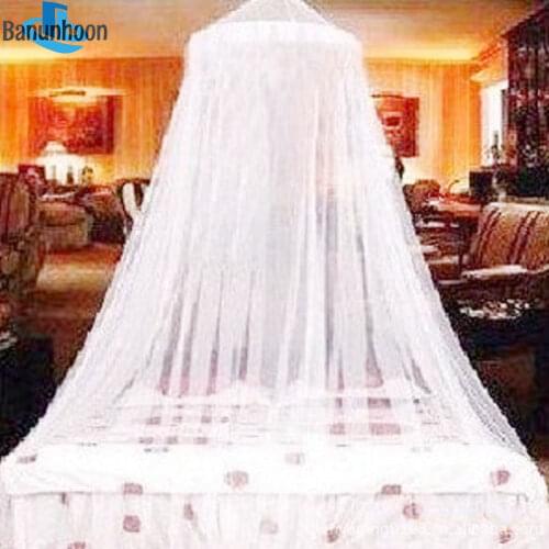 2019 Real Round Baby Bed Mosquito Net 60*250*900cm Dome Hanging Cotton Canopy Curtain For Hammock Kids Dossel 4 Kinds Of Color
