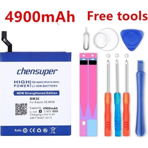 2020 chensuper new 4900mAh BM36 Battery for Xiaomi 5S Mi5S phone