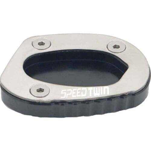 2020 Stand Extension Support Plate For TRIUMPH SPEED TWIN 1200 19-20 THRUXTON 1200 1200R 16-20 Side enlarger pad 2016-2019