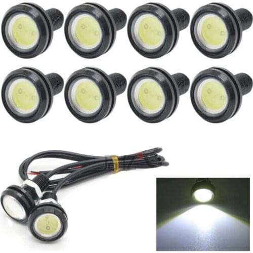 Car ultra-bright 23mm eagle eye light daytime running light rogue reversing light waterproof led decorative light