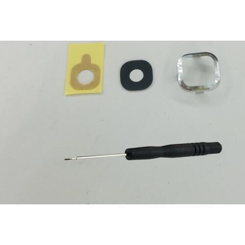 For Samsung Galaxy Trend S7560 7560 Trend Duos S7562 7562 Phone Housing Back Camera Safety Glass Lens With Metal Cover + Tools