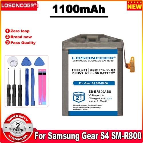 EB-BR800ABU EB-BR170ABU 46mm Battery 1100mAh For Samsung Gear S4 SM-R800 SM-R810 SM-R805 R800 R810 R805 SM-R805W SM-R805U