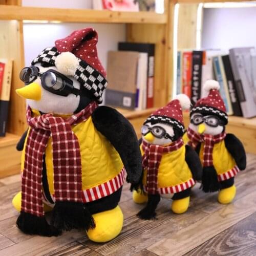 27/47cm Friends Penguin Plush Toy Joeys Friends Hugsy Haji Penguin Plush Toy Stuffed Animals & Plush Friend Birthday Gift
