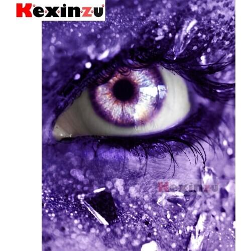 Full Square/Round 5d Diamond Painting-Amethyst eye-3d Embroidery Cross Stitch Diamond Mosaic Full Picture Rhinestone Decor Y1346