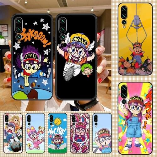 Cute Dr.Slump Arale Phone case For Huawei P Mate P10 P20 P30 P40 10 20 Smart Z Pro Lite 2019 black 3D hoesjes fashion funda