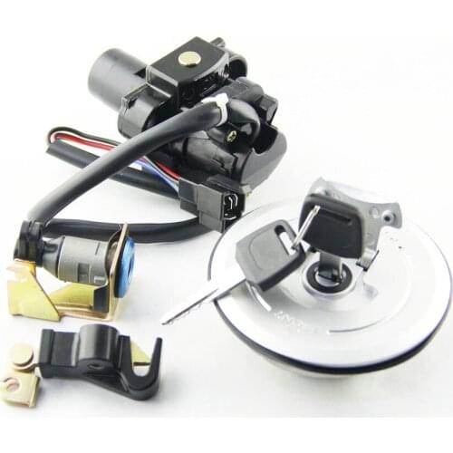 Motorcycle Fuel Gas Key Lock Kit Ignition Switch Lock Set For Honda XRV750 Africa Twin 1993 1994 1995 1996- 2000 35100-MY1-007