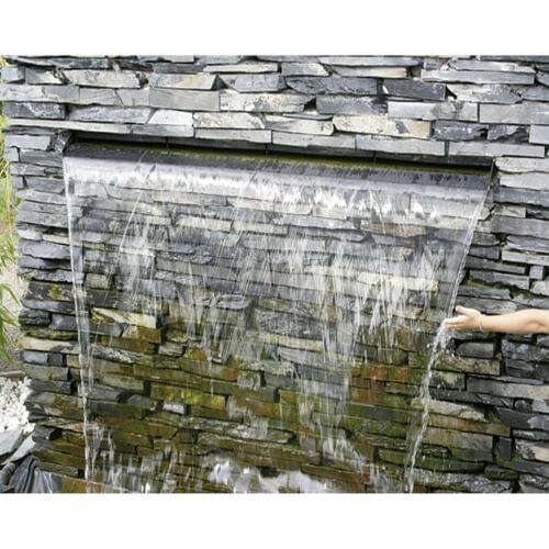 Water wall fountain nozzle,With LED and controller,fish pond waterfall decoration,Water curtain Curtain Wall Waterfall Fountains